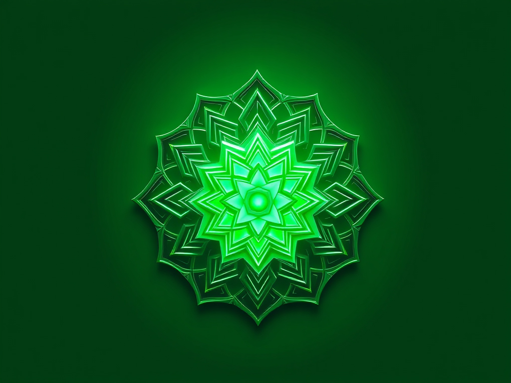 Heart Chakra - green energy at center of chest