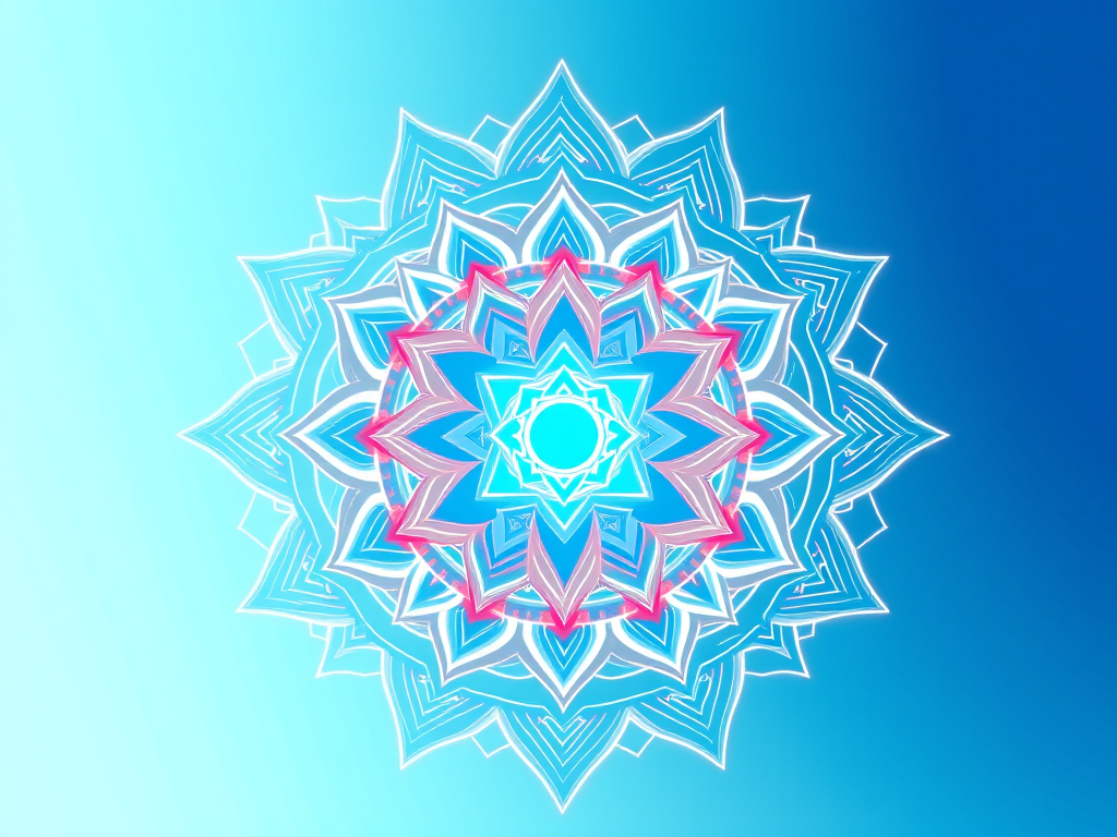 Throat Chakra - blue energy at throat